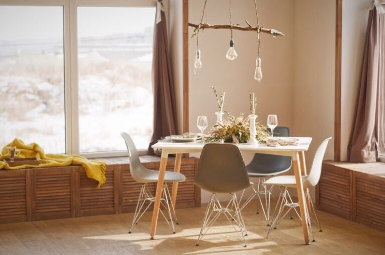 Attic Home - white wooden dining table set during daytime