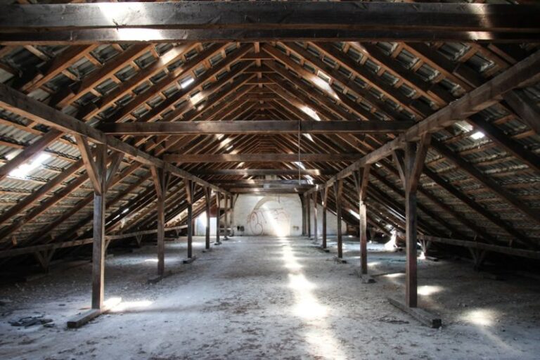 Attic Renovations - empty brown wooden shed