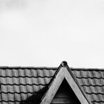 Attic Window - View of a Roof and Attic Window of an Old House