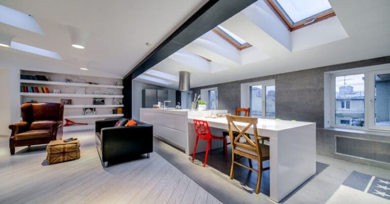 Attic Living Spaces - Attic Modern Apartment