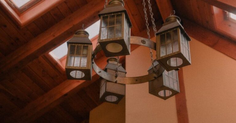 Skylights - Low Angle Shot of a Chandelier