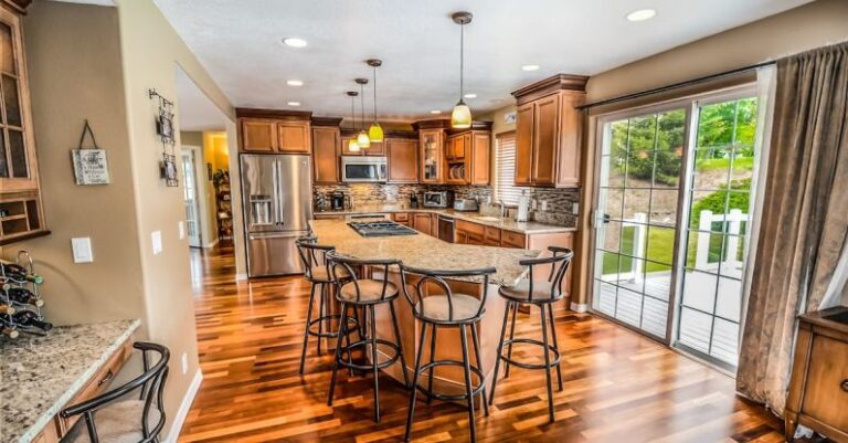 Lighting Plan - Kitchen Island and Barstools